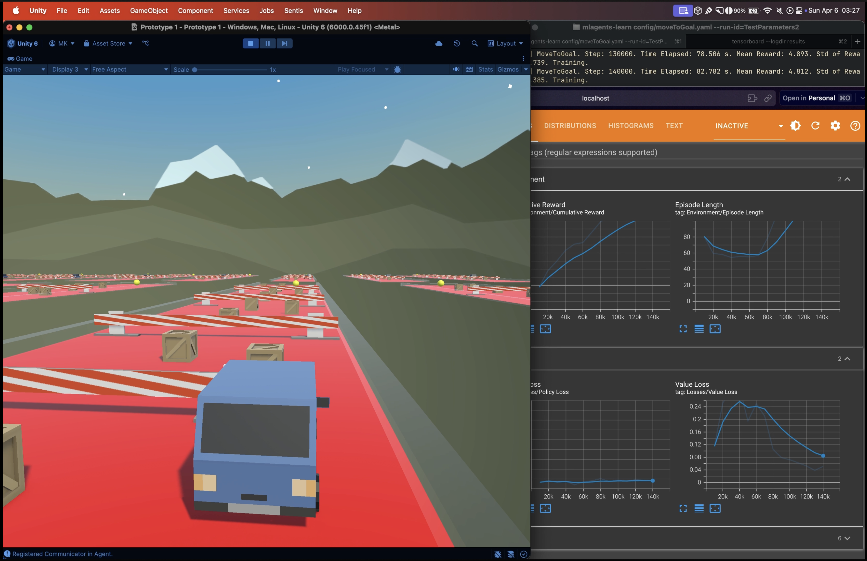 AI learns to drive